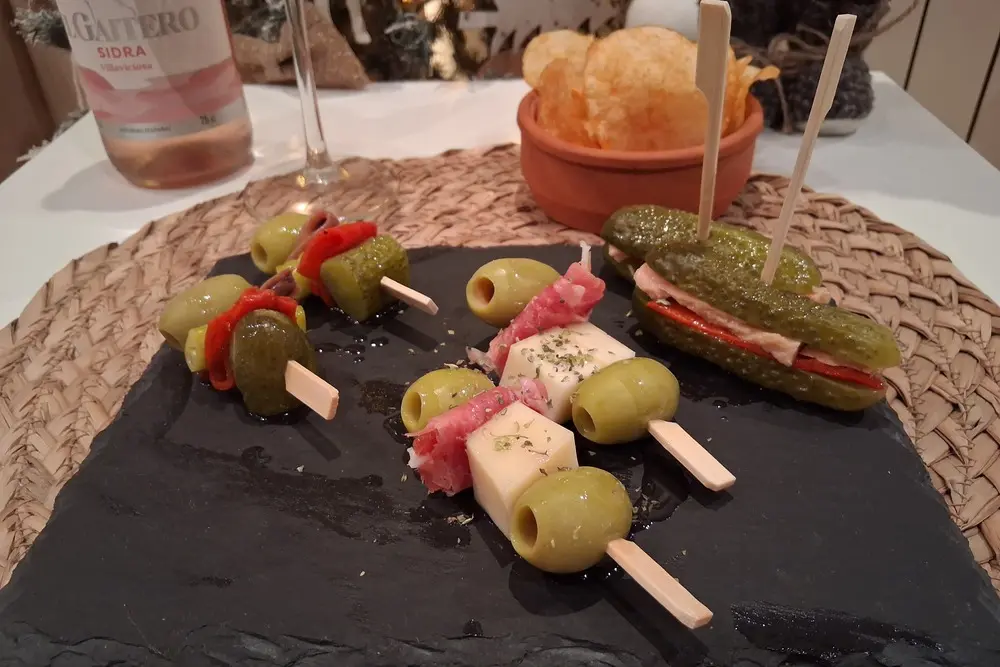 Trio de pinchos Guinaldo