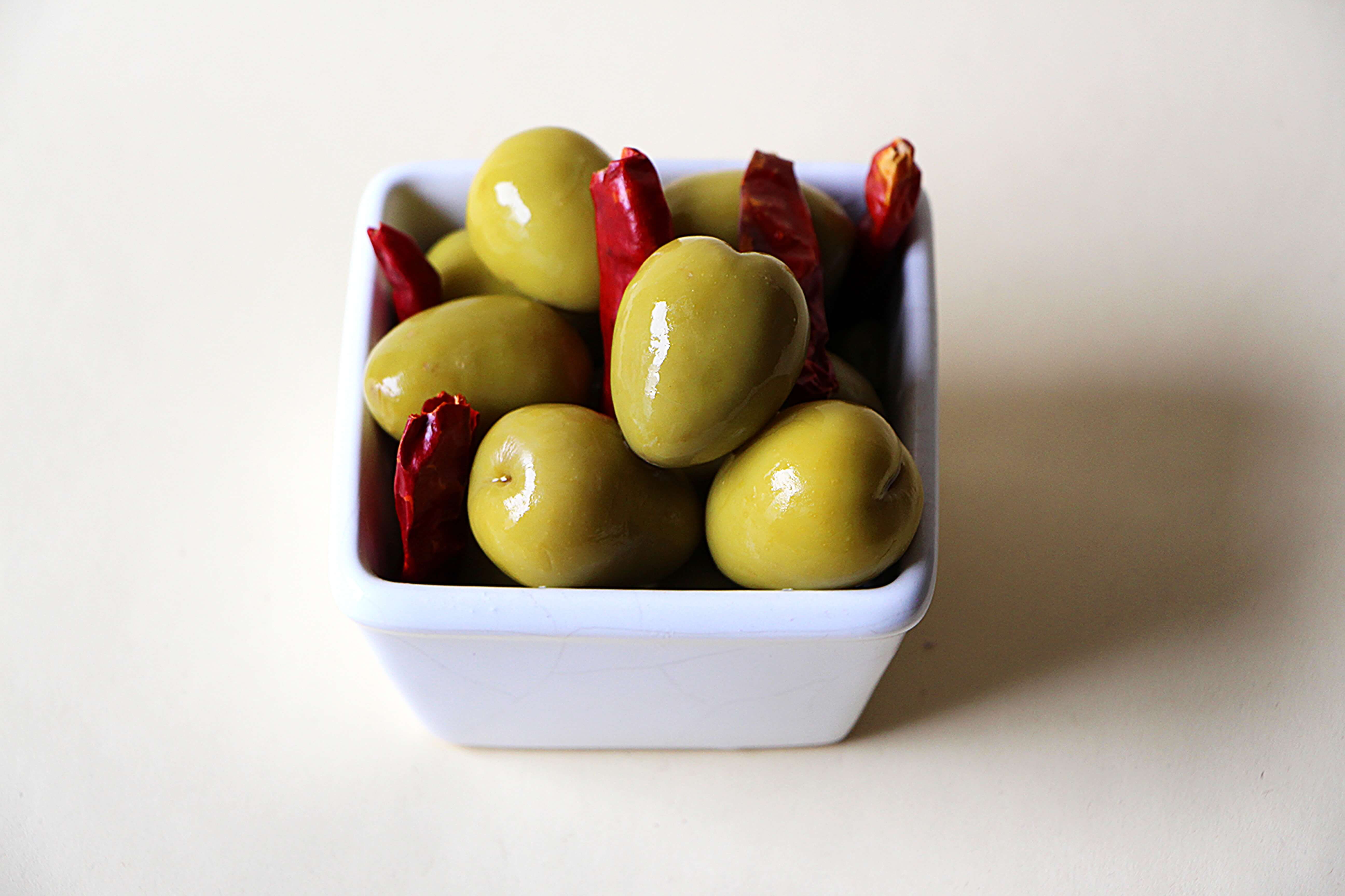 Aceitunas gordal picantes extra grandes aliño picante intenso